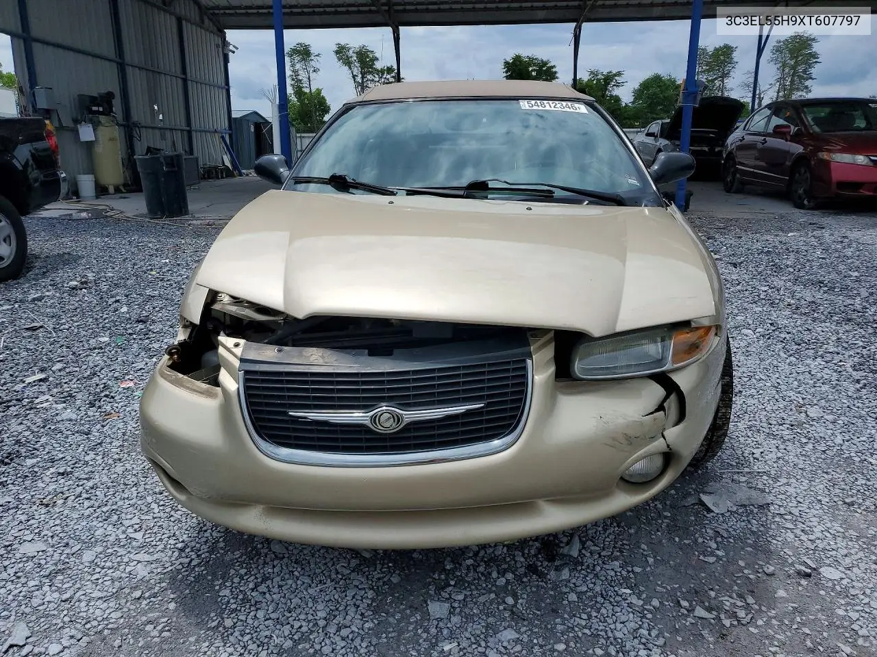 1999 Chrysler Sebring Jxi VIN: 3C3EL55H9XT607797 Lot: 54812346