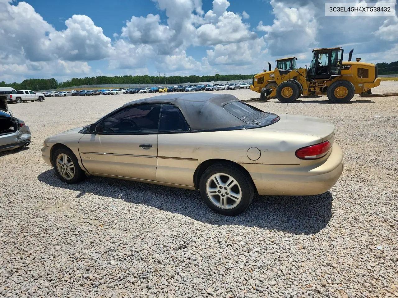 1999 Chrysler Sebring Jx VIN: 3C3EL45H4XT538432 Lot: 61712986