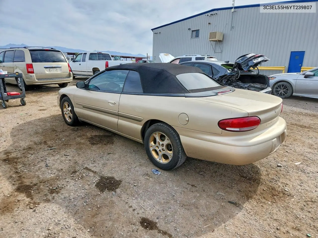 2000 Chrysler Sebring Jxi VIN: 3C3EL55H6YT239807 Lot: 54437916