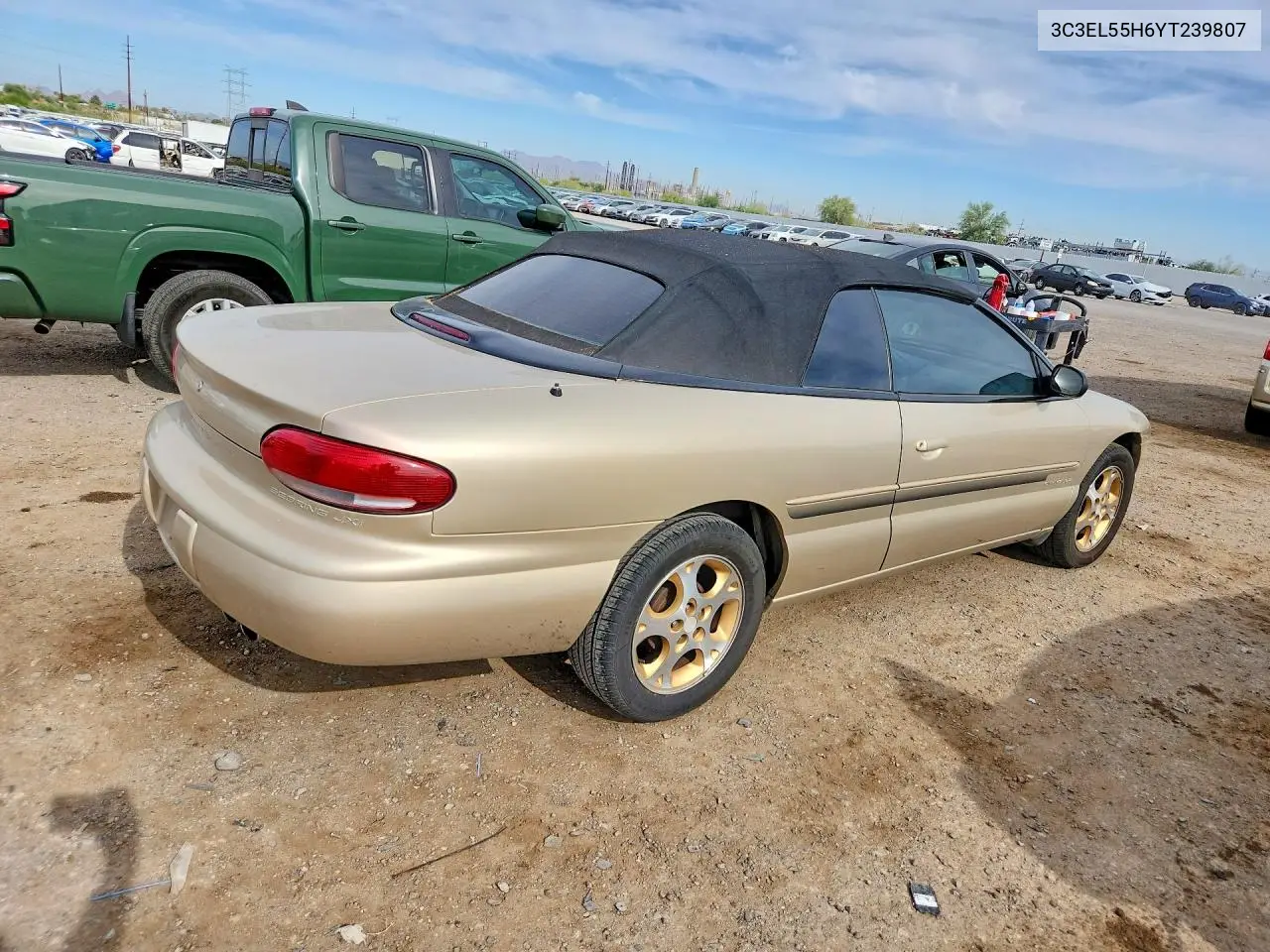 2000 Chrysler Sebring Jxi VIN: 3C3EL55H6YT239807 Lot: 54437916