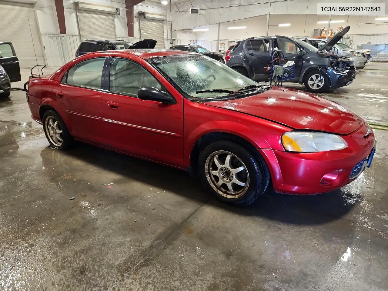 2002 Chrysler Sebring Lxi VIN: 1C3AL56R22N147543 Lot: 58057046