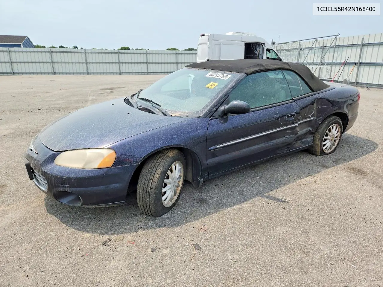 2002 Chrysler Sebring Lxi VIN: 1C3EL55R42N168400 Lot: 60225796