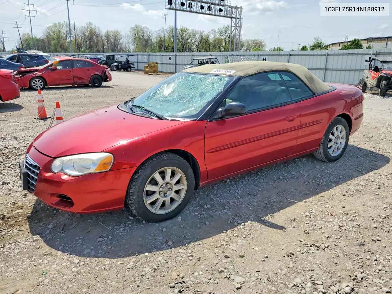 2004 Chrysler Sebring Gtc VIN: 1C3EL75R14N188912 Lot: 46827996