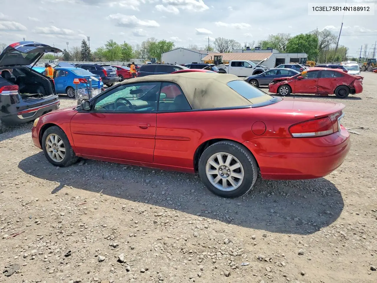 2004 Chrysler Sebring Gtc VIN: 1C3EL75R14N188912 Lot: 46827996