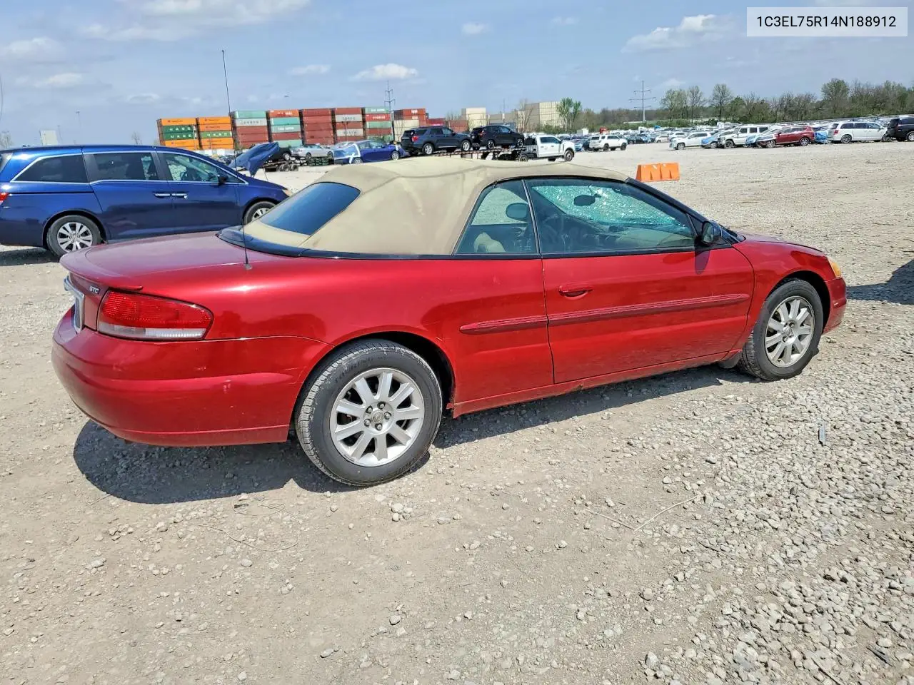 2004 Chrysler Sebring Gtc VIN: 1C3EL75R14N188912 Lot: 46827996