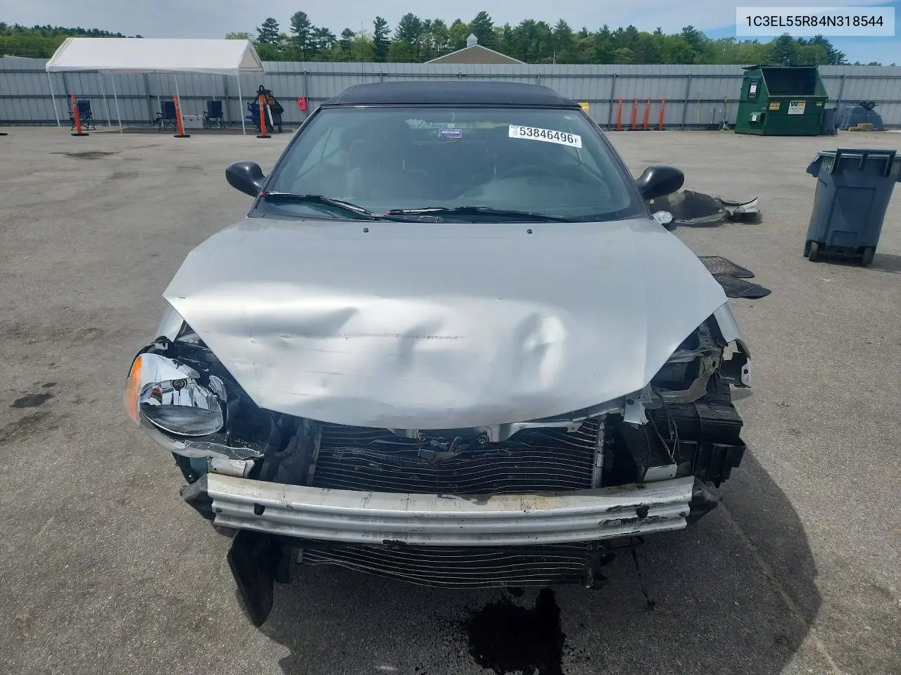 2004 Chrysler Sebring Lxi VIN: 1C3EL55R84N318544 Lot: 53846496