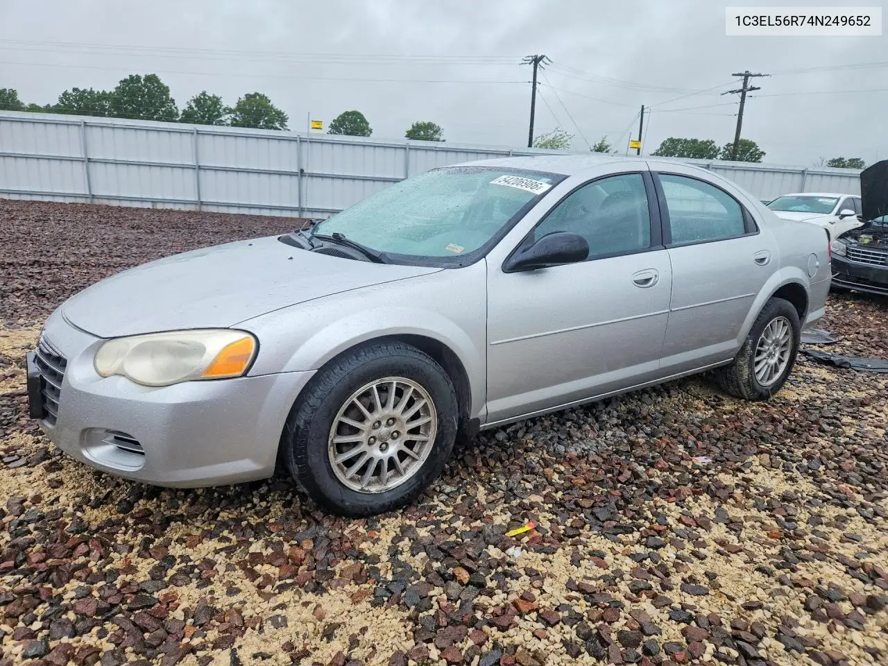 2004 Chrysler Sebring Lxi VIN: 1C3EL56R74N249652 Lot: 54206986