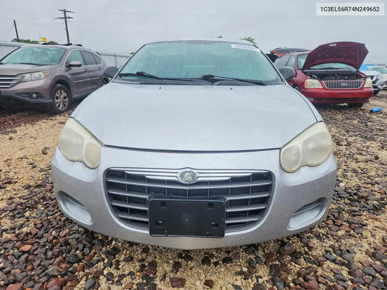 2004 Chrysler Sebring Lxi VIN: 1C3EL56R74N249652 Lot: 54206986