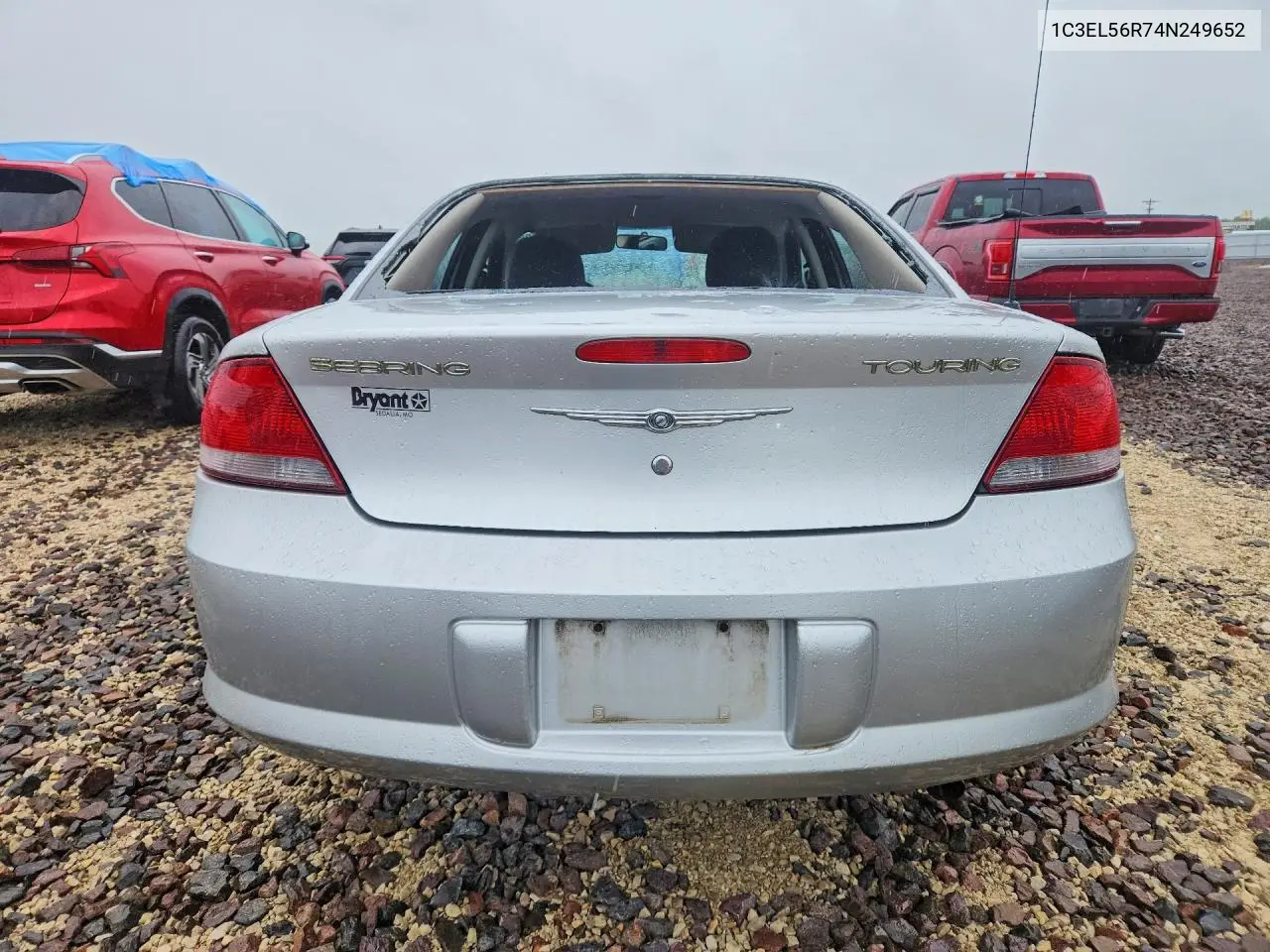2004 Chrysler Sebring Lxi VIN: 1C3EL56R74N249652 Lot: 54206986