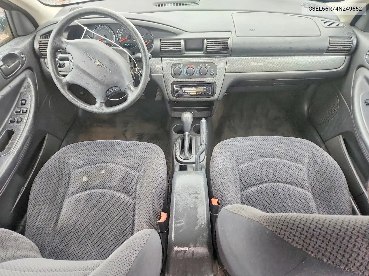 2004 Chrysler Sebring Lxi VIN: 1C3EL56R74N249652 Lot: 54206986
