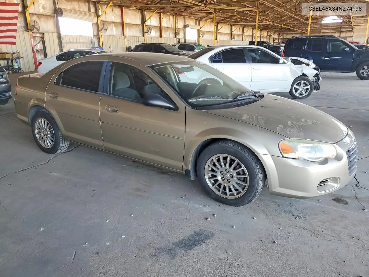 2004 Chrysler Sebring Lx VIN: 1C3EL46X34N274198 Lot: 56187766