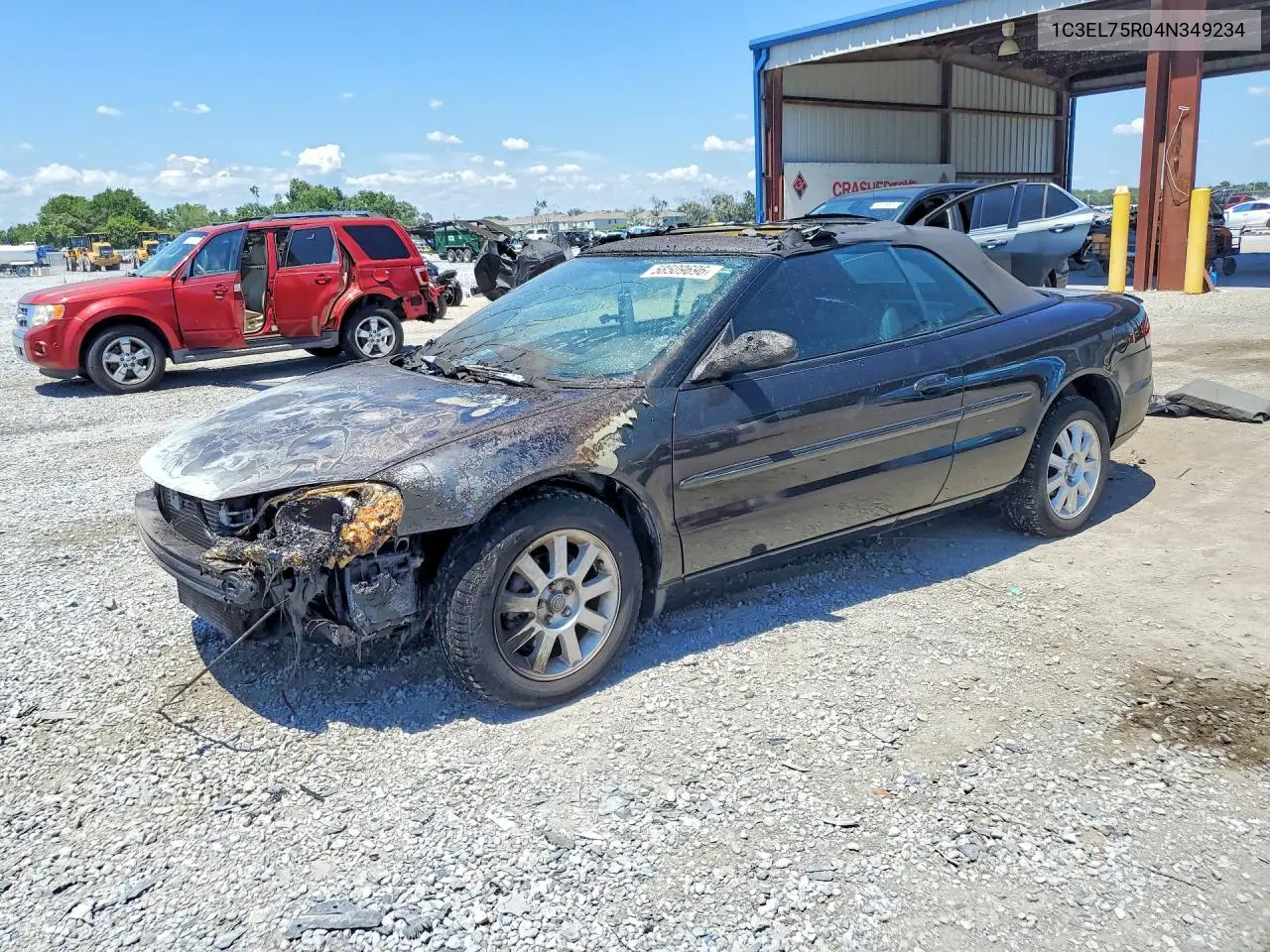 2004 Chrysler Sebring Gtc VIN: 1C3EL75R04N349234 Lot: 58509696
