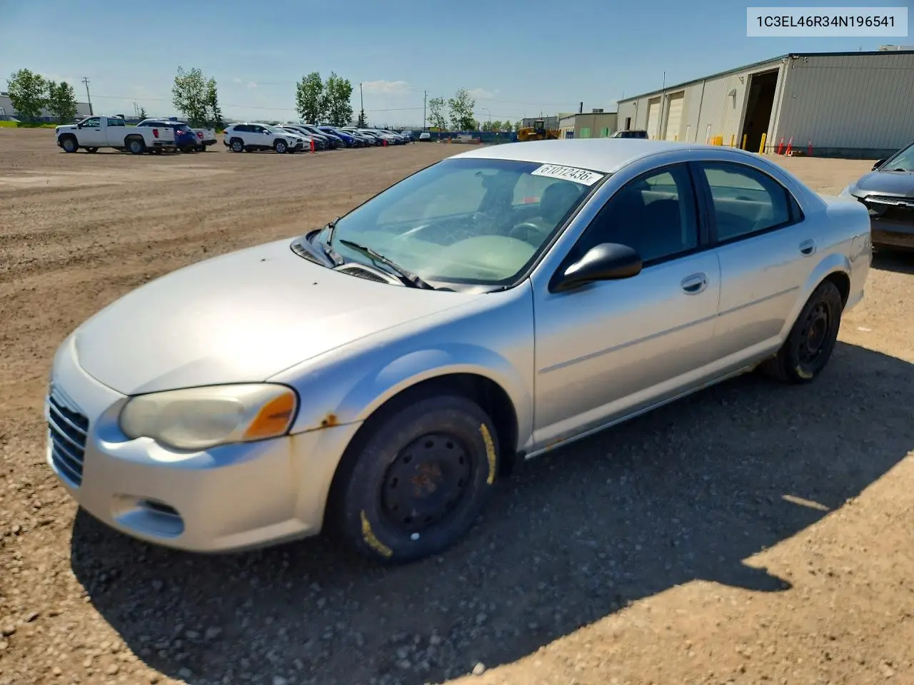 2004 Chrysler Sebring Lx VIN: 1C3EL46R34N196541 Lot: 61012436