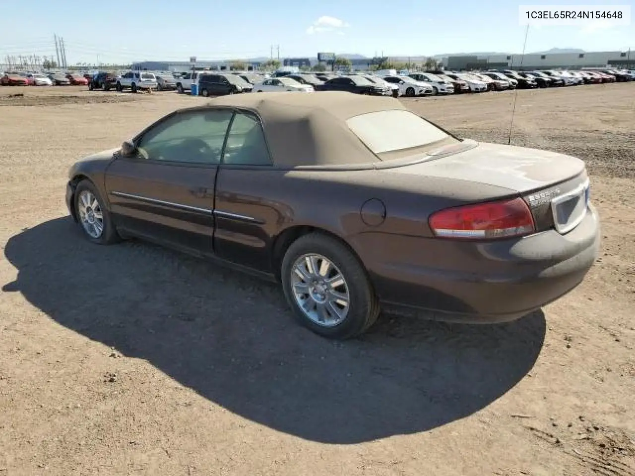 2004 Chrysler Sebring Limited VIN: 1C3EL65R24N154648 Lot: 66524395