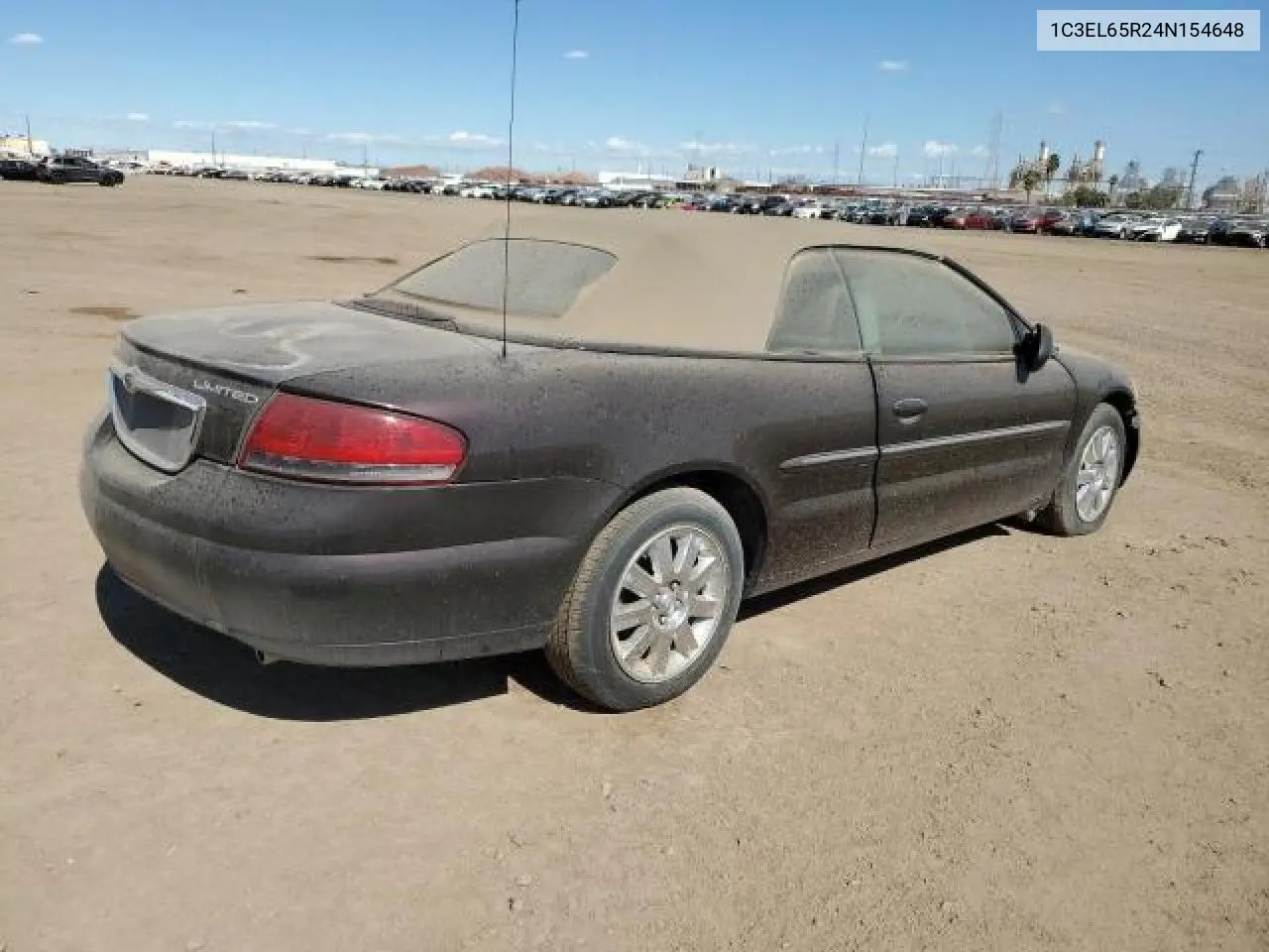 2004 Chrysler Sebring Limited VIN: 1C3EL65R24N154648 Lot: 66524395