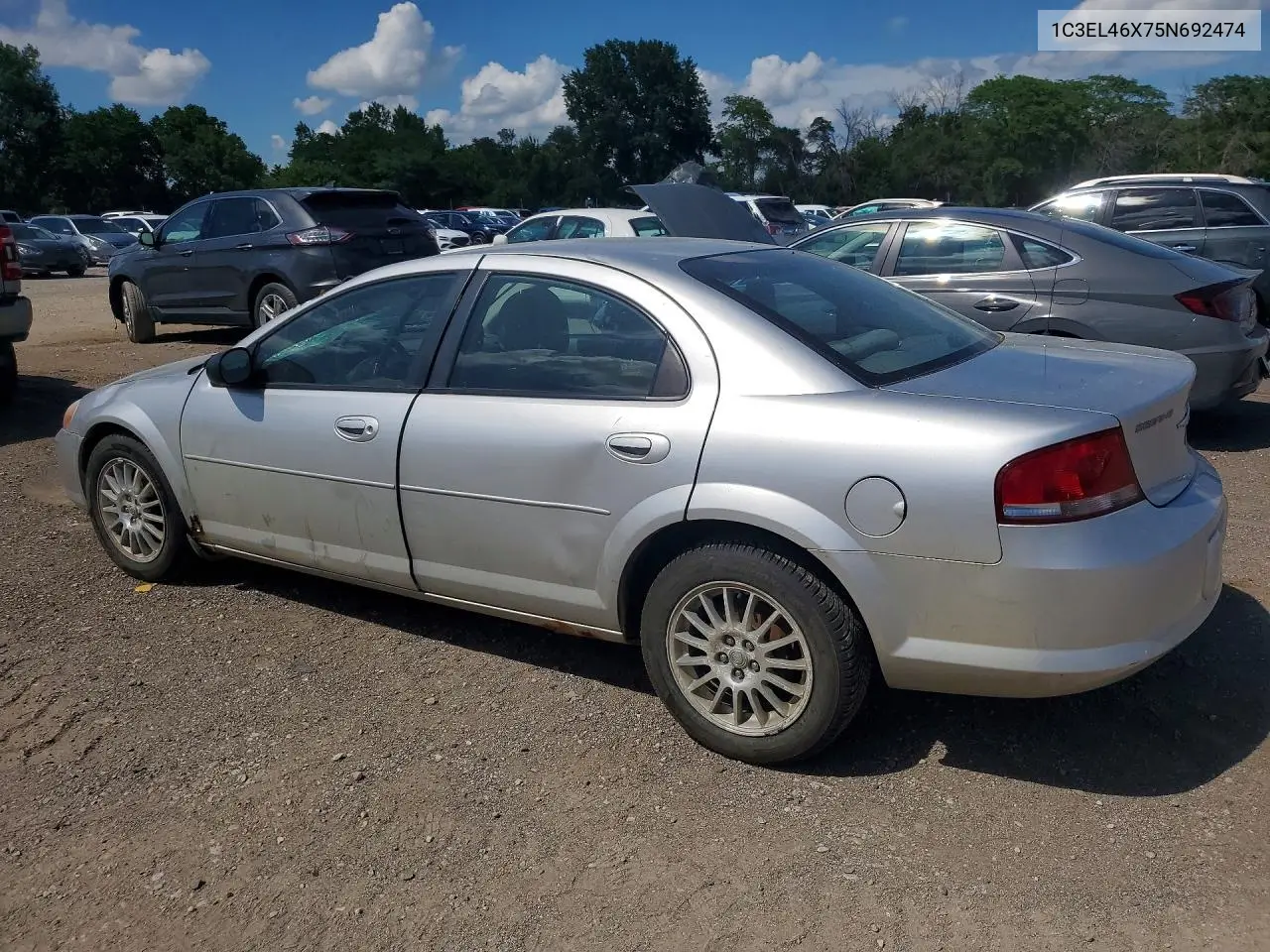 2005 Chrysler Sebring VIN: 1C3EL46X75N692474 Lot: 56245356