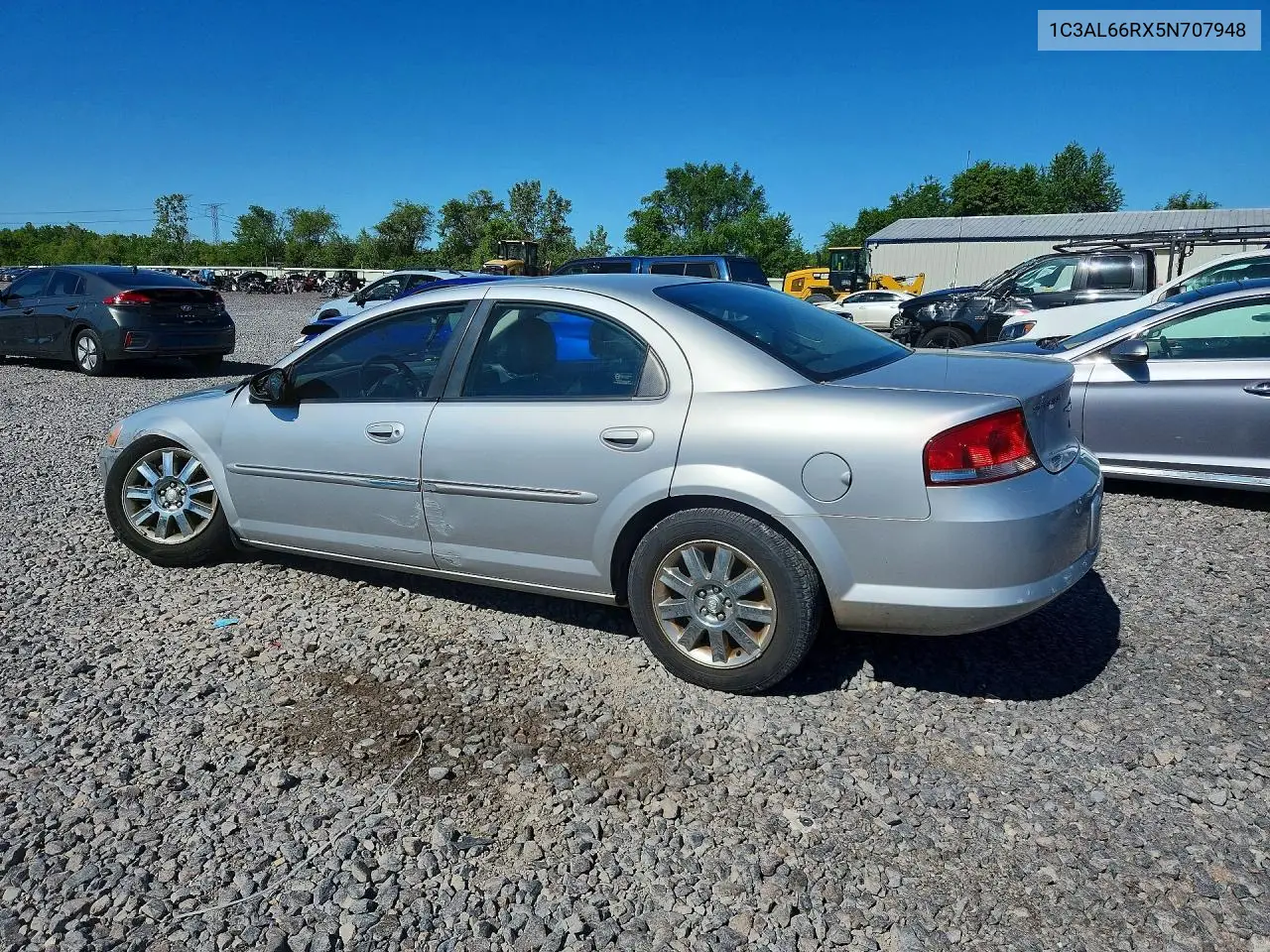 2005 Chrysler Sebring Limited VIN: 1C3AL66RX5N707948 Lot: 57131196
