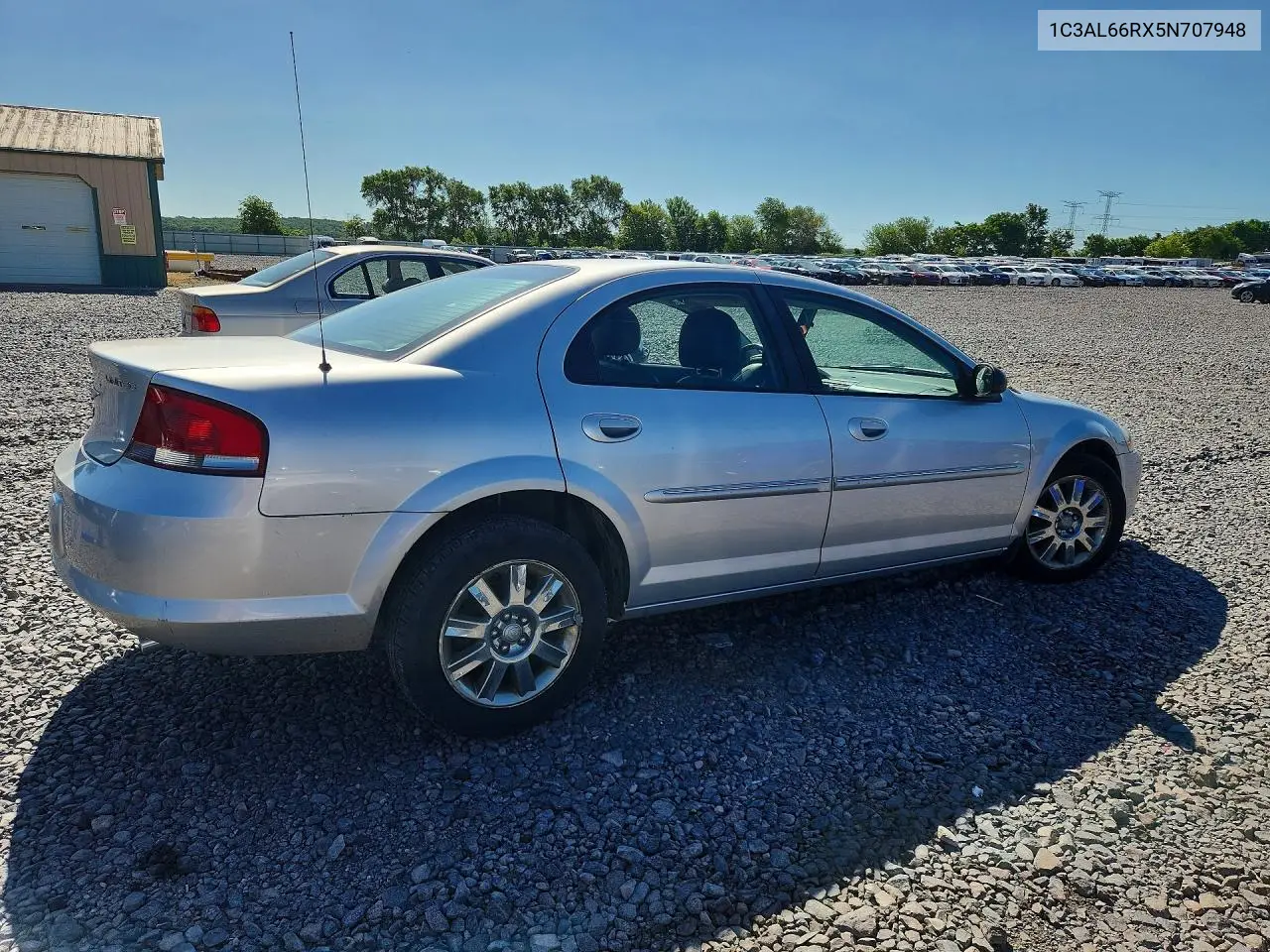 2005 Chrysler Sebring Limited VIN: 1C3AL66RX5N707948 Lot: 57131196