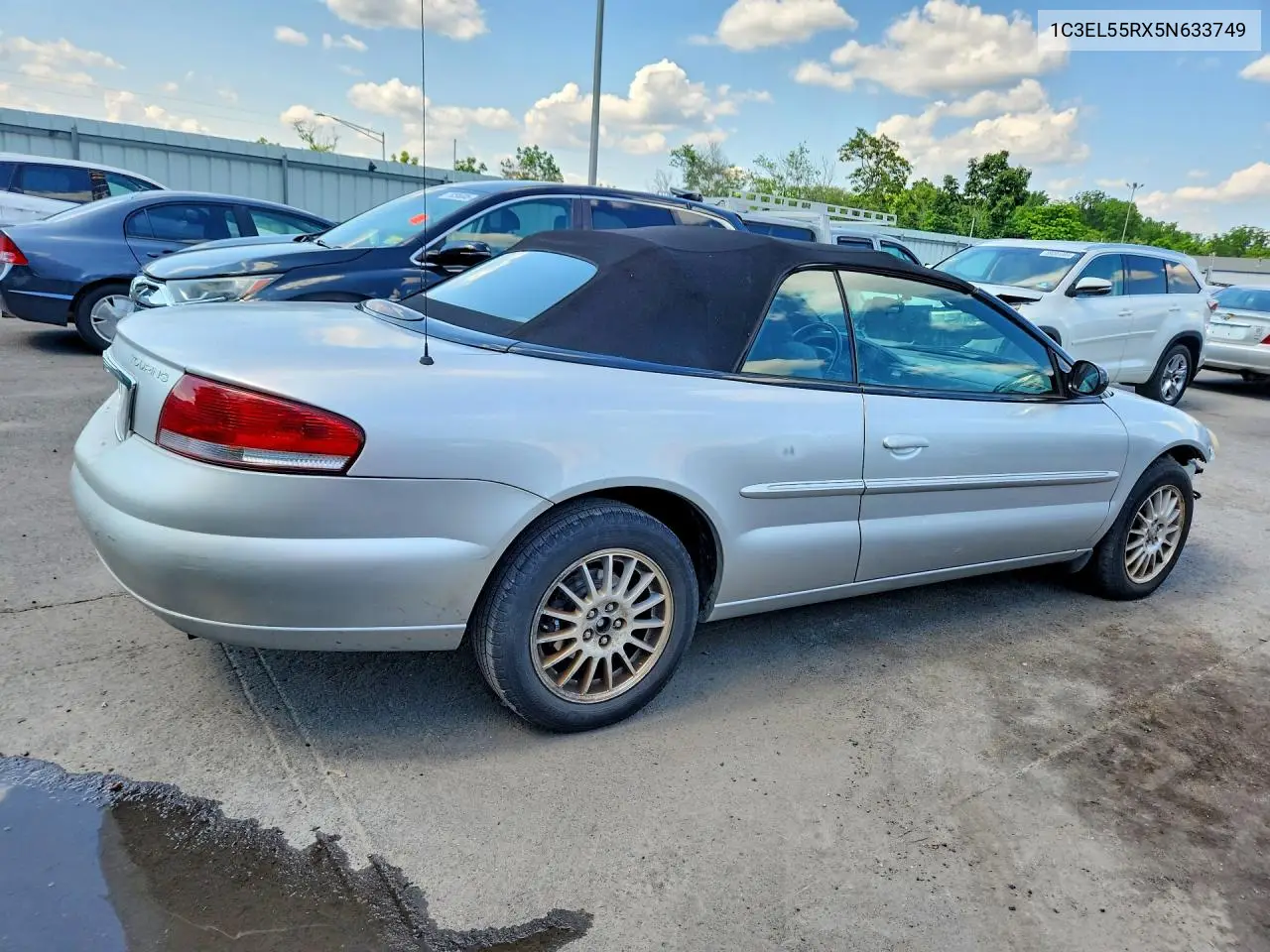 2005 Chrysler Sebring Touring VIN: 1C3EL55RX5N633749 Lot: 77248815