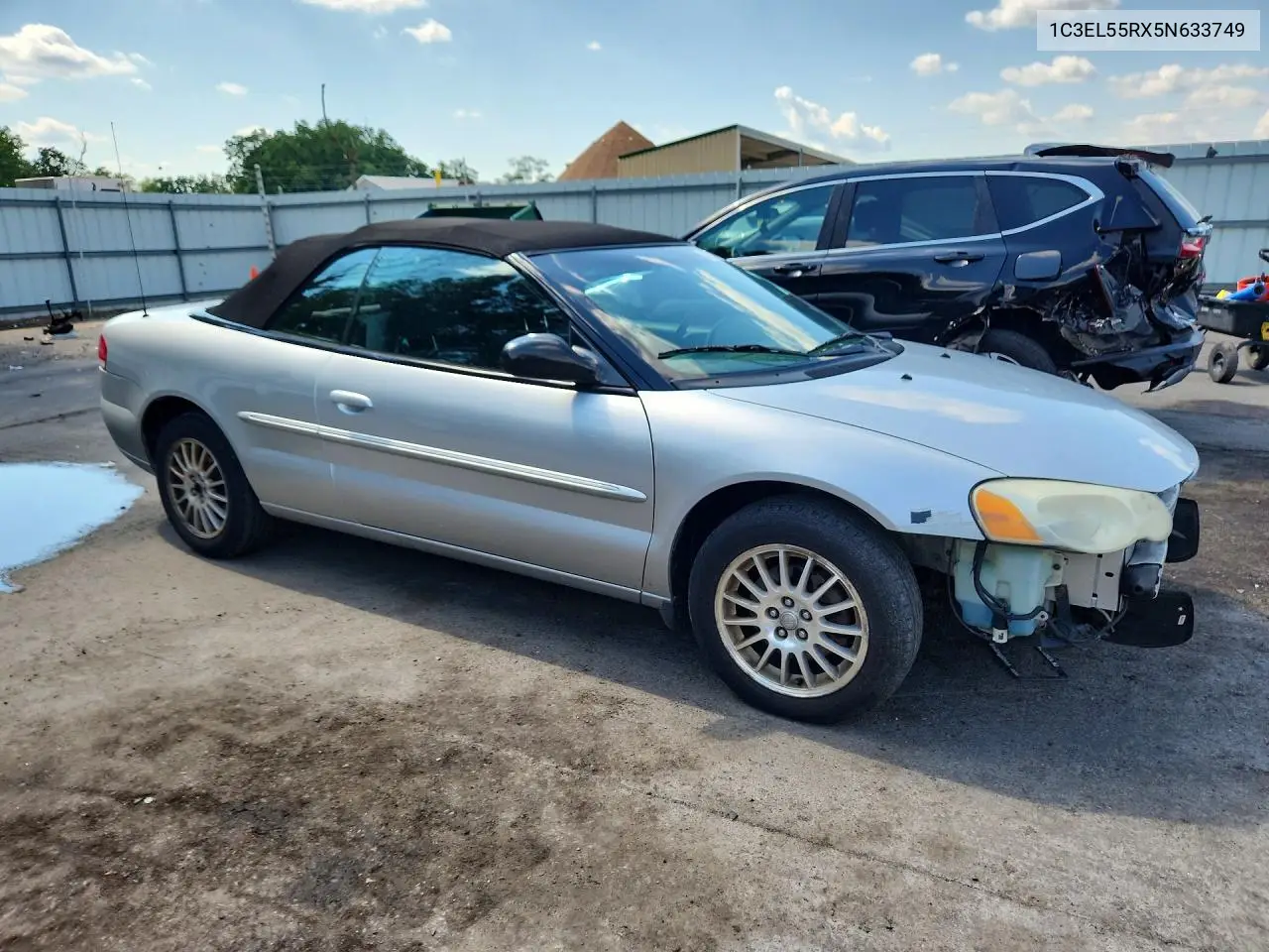 2005 Chrysler Sebring Touring VIN: 1C3EL55RX5N633749 Lot: 77248815