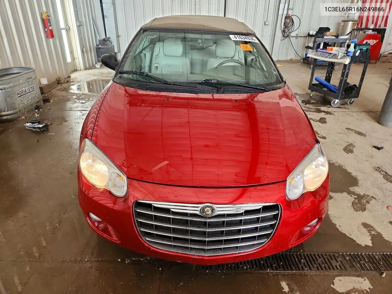 2006 Chrysler Sebring Limited VIN: 1C3EL65R16N249866 Lot: 41634936