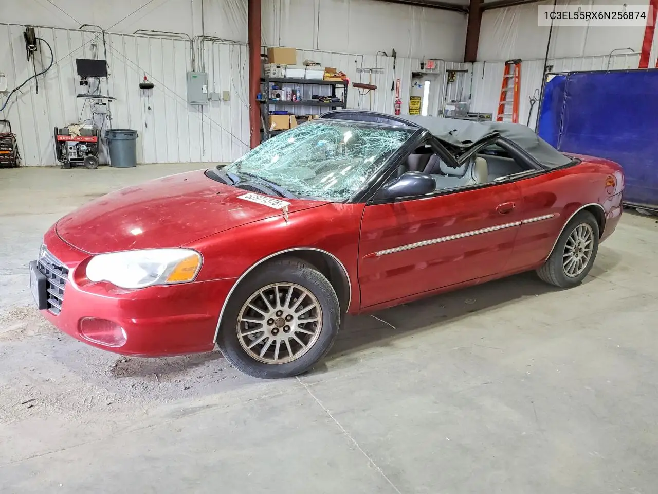 2006 Chrysler Sebring Touring VIN: 1C3EL55RX6N256874 Lot: 53971376