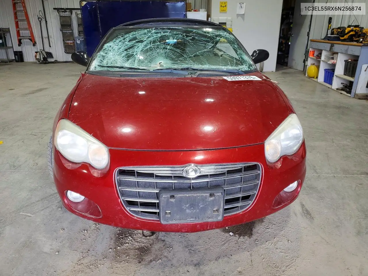 2006 Chrysler Sebring Touring VIN: 1C3EL55RX6N256874 Lot: 53971376