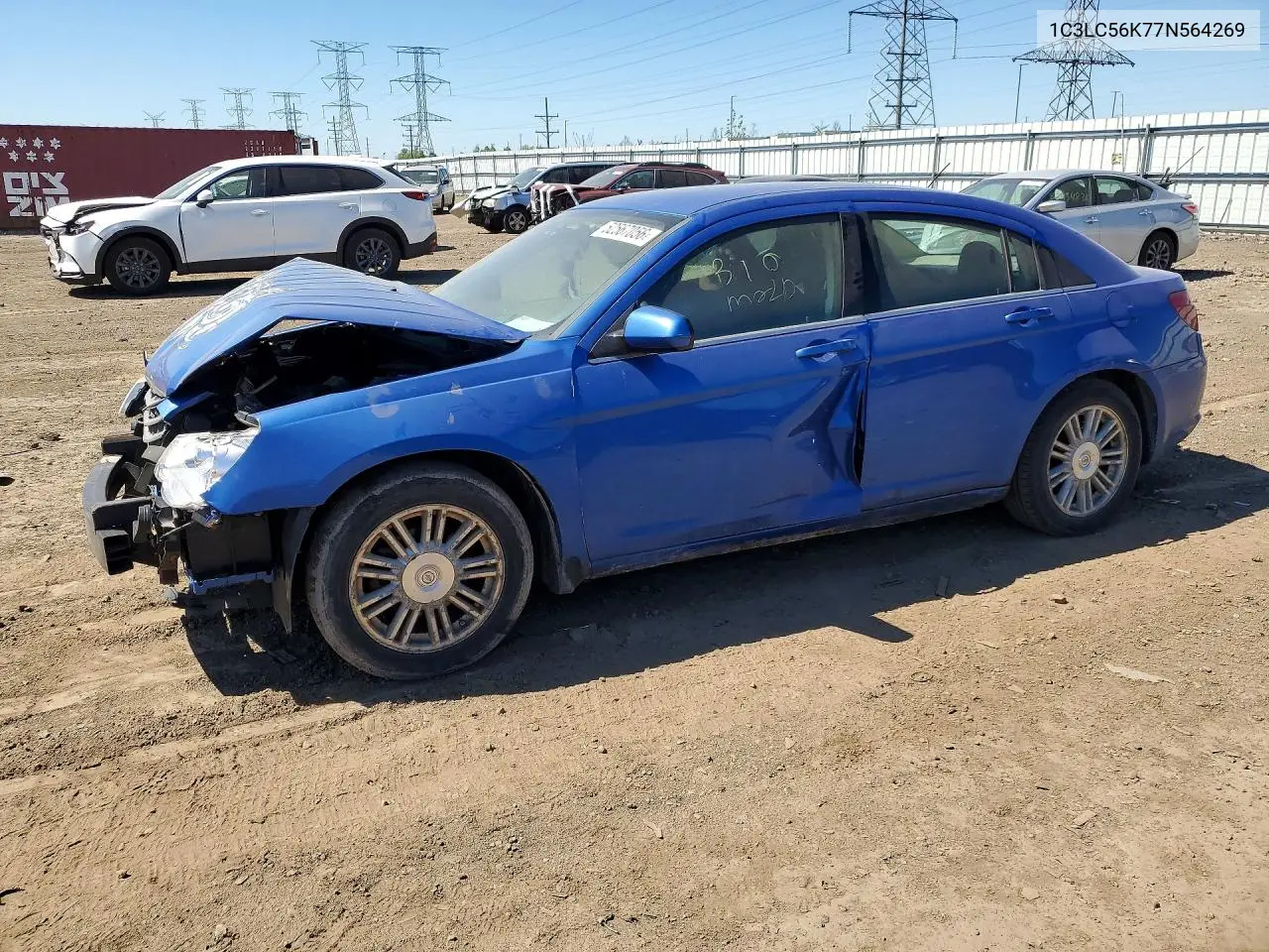 2007 Chrysler Sebring Touring VIN: 1C3LC56K77N564269 Lot: 52567056