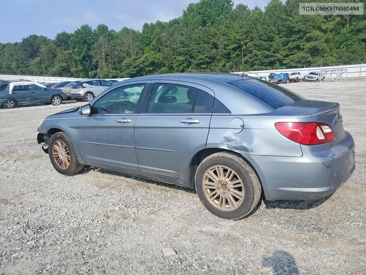 2007 Chrysler Sebring Limited VIN: 1C3LC66K97N580494 Lot: 56625756