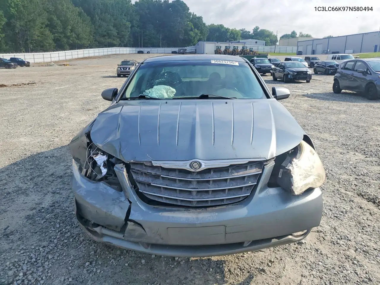 2007 Chrysler Sebring Limited VIN: 1C3LC66K97N580494 Lot: 56625756