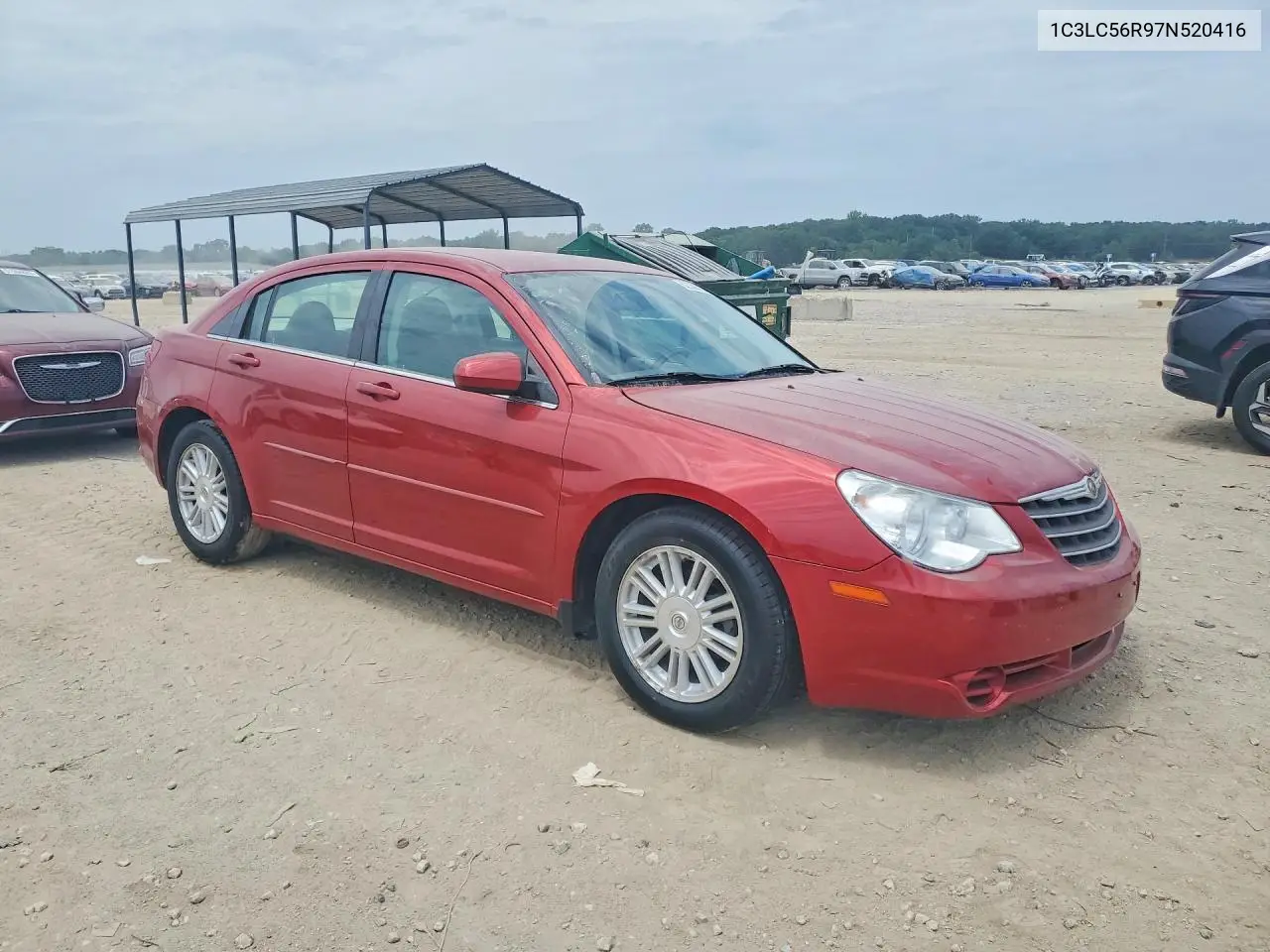 2007 Chrysler Sebring Touring VIN: 1C3LC56R97N520416 Lot: 62339516