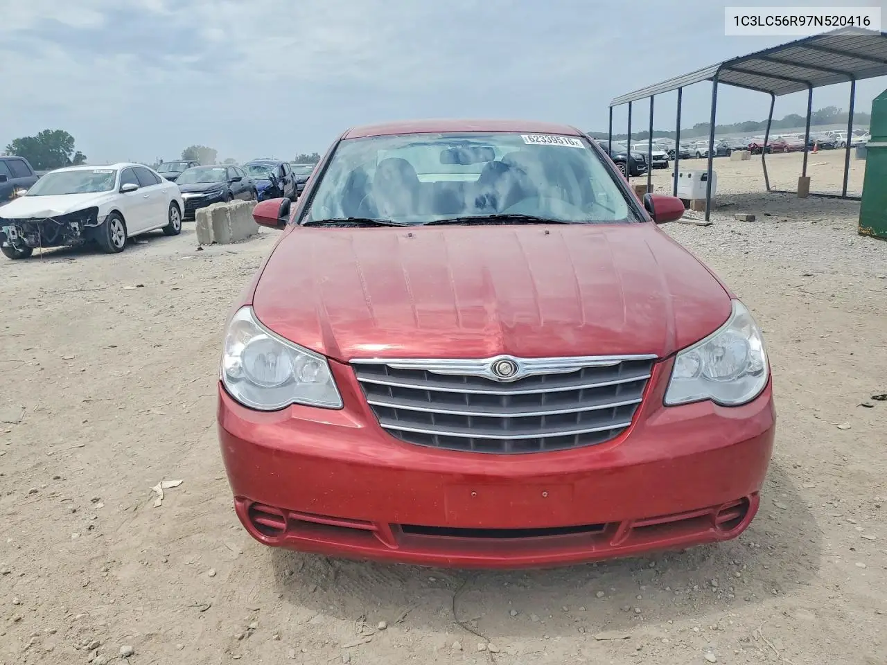 2007 Chrysler Sebring Touring VIN: 1C3LC56R97N520416 Lot: 62339516