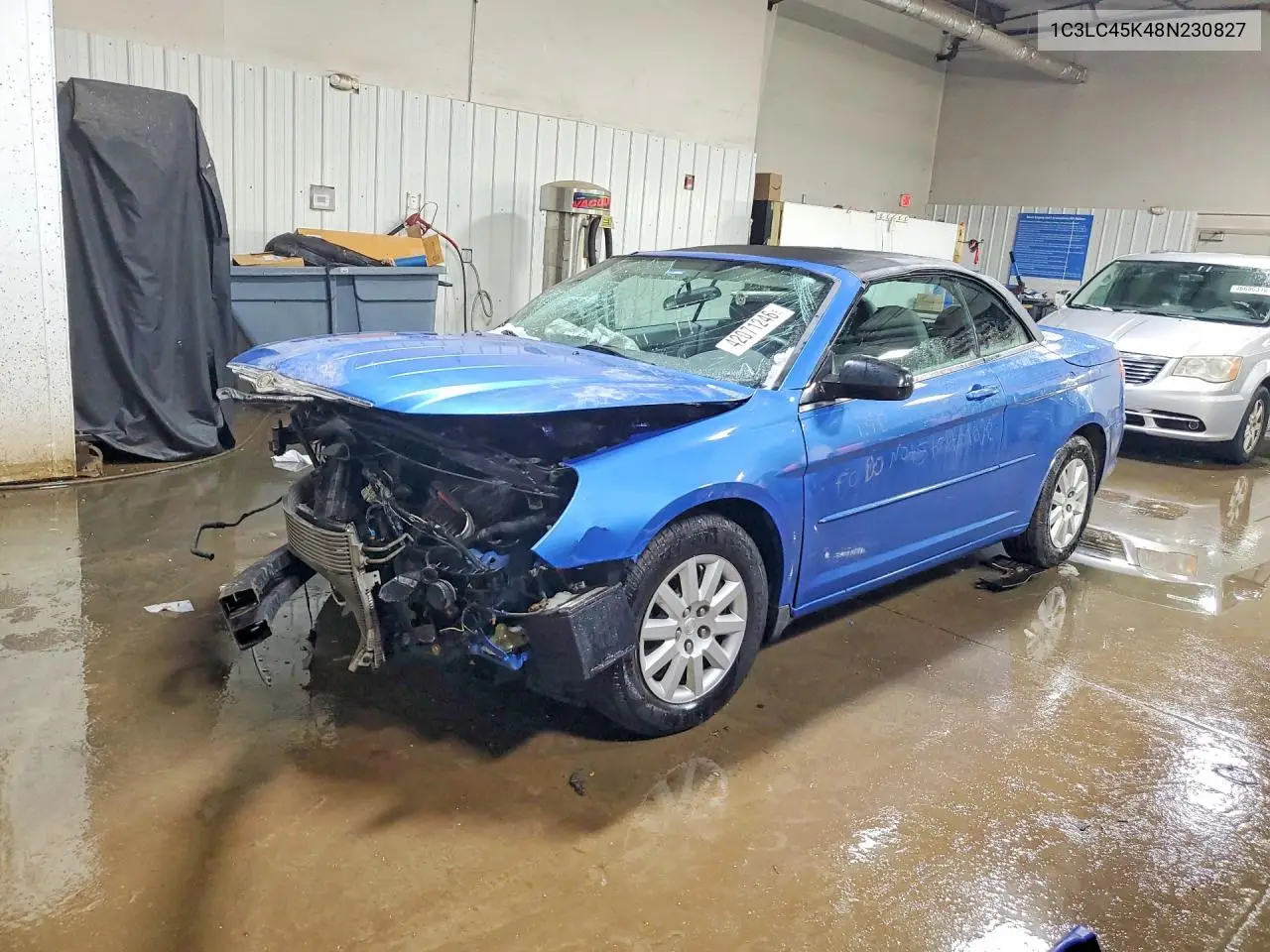 2008 Chrysler Sebring VIN: 1C3LC45K48N230827 Lot: 42071246