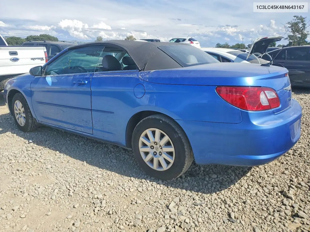 2008 Chrysler Sebring VIN: 1C3LC45K48N643167 Lot: 49509186