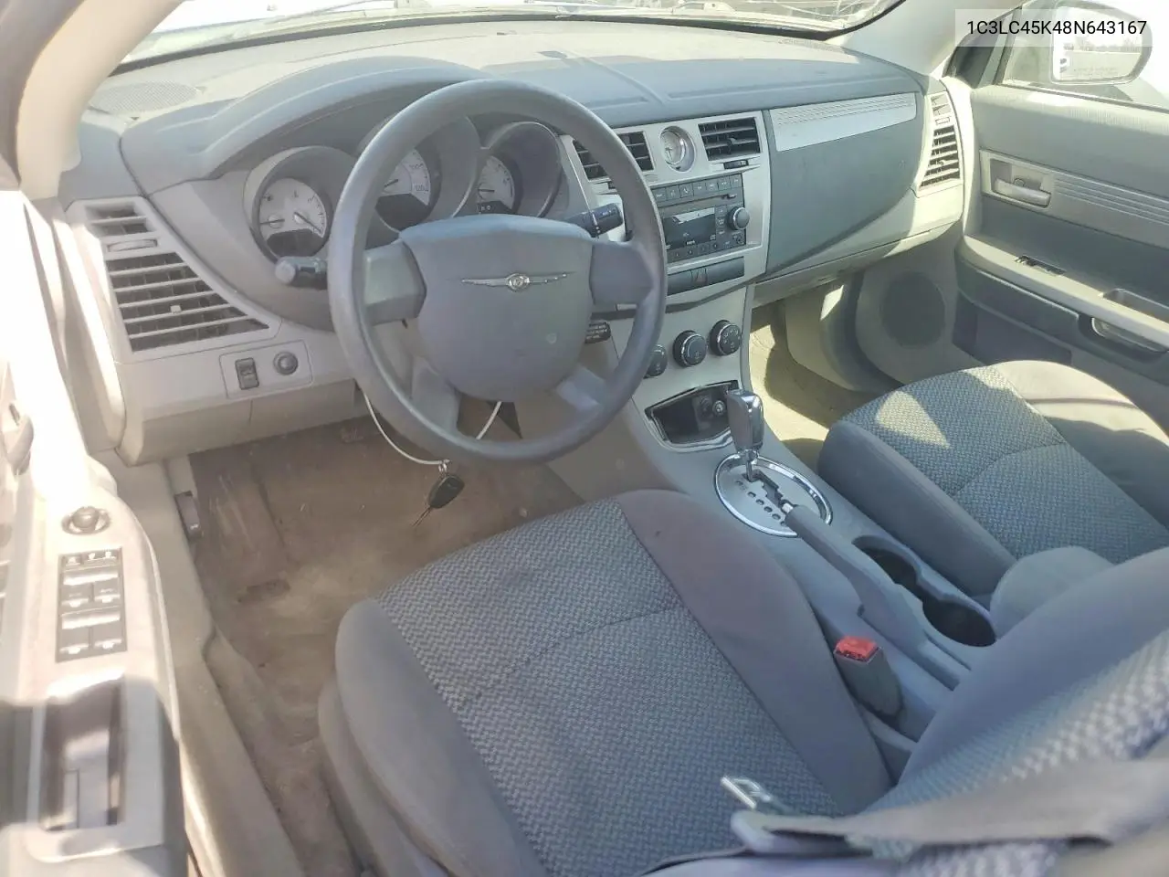2008 Chrysler Sebring VIN: 1C3LC45K48N643167 Lot: 49509186