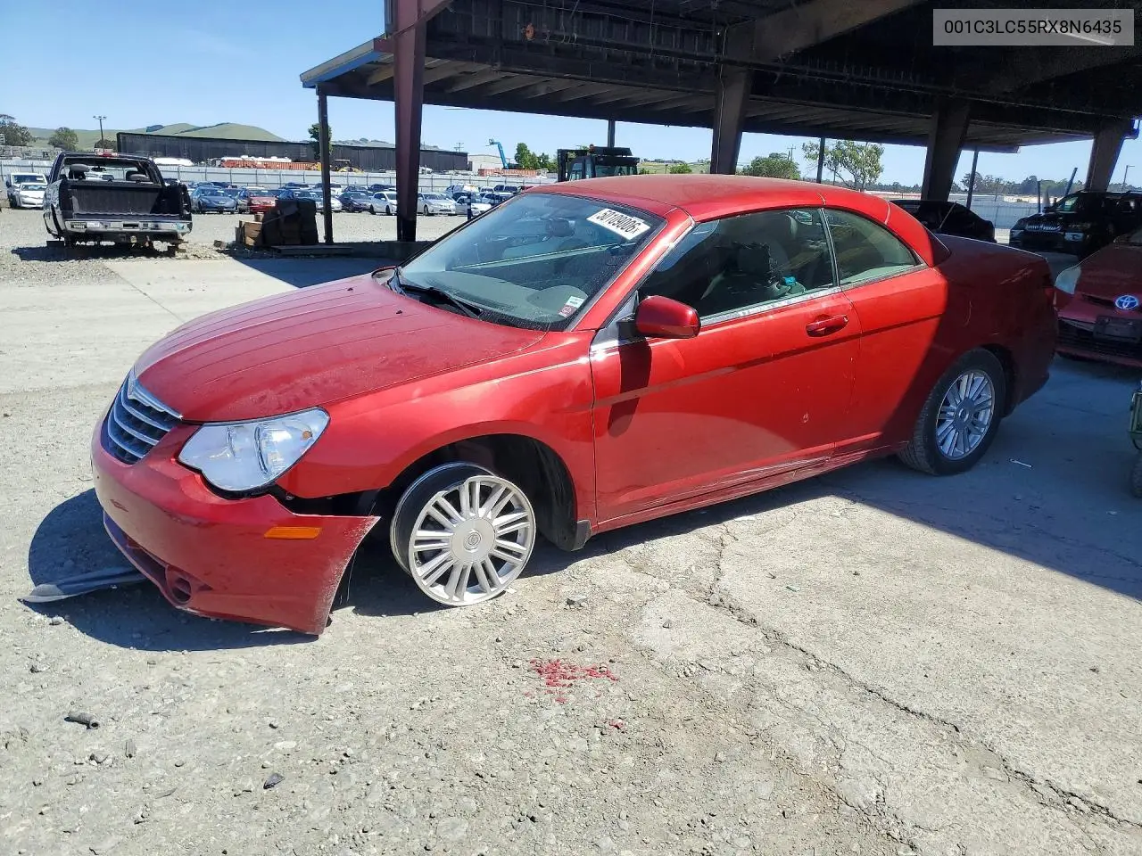 2008 Chrysler Sebring VIN: 1C3LC55RX8N643564 Lot: 50109006
