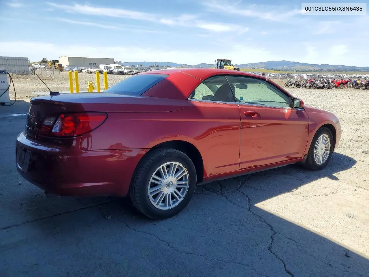 2008 Chrysler Sebring VIN: 1C3LC55RX8N643564 Lot: 50109006