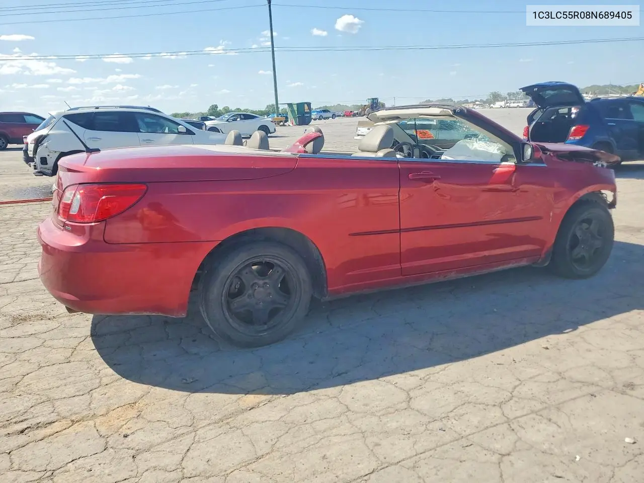 2008 Chrysler Sebring Touring VIN: 1C3LC55R08N689405 Lot: 50839746