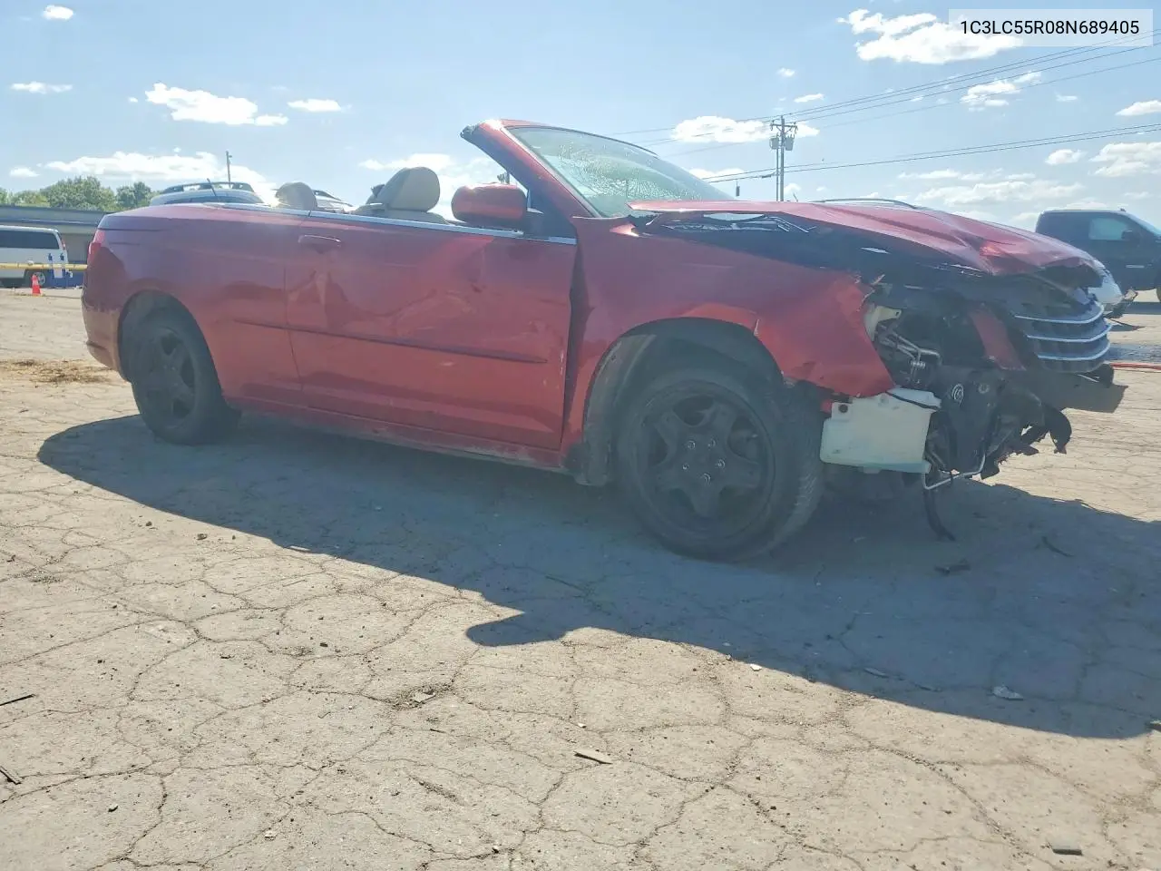 2008 Chrysler Sebring Touring VIN: 1C3LC55R08N689405 Lot: 50839746