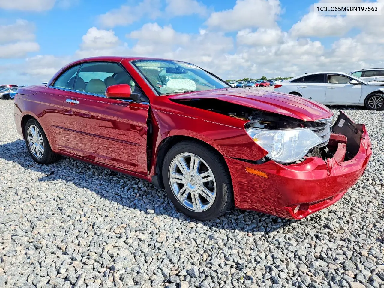 2008 Chrysler Sebring Limited VIN: 1C3LC65M98N197563 Lot: 54141546