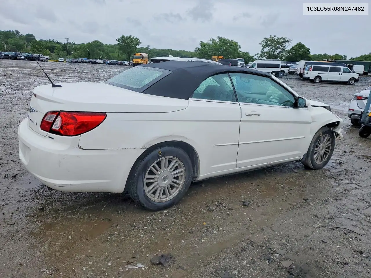 2008 Chrysler Sebring Touring VIN: 1C3LC55R08N247482 Lot: 54605676
