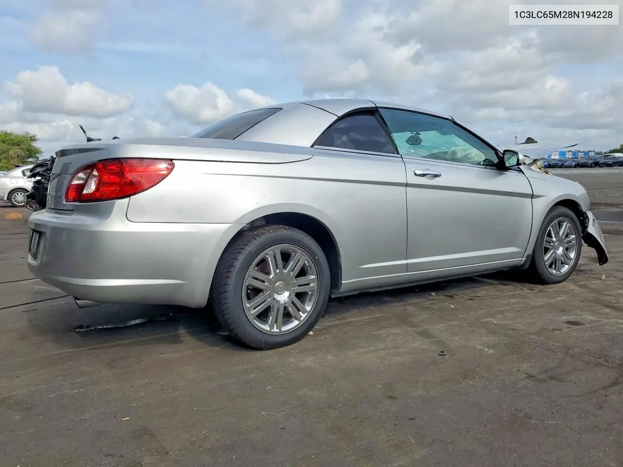 2008 Chrysler Sebring Limited VIN: 1C3LC65M28N194228 Lot: 54673546