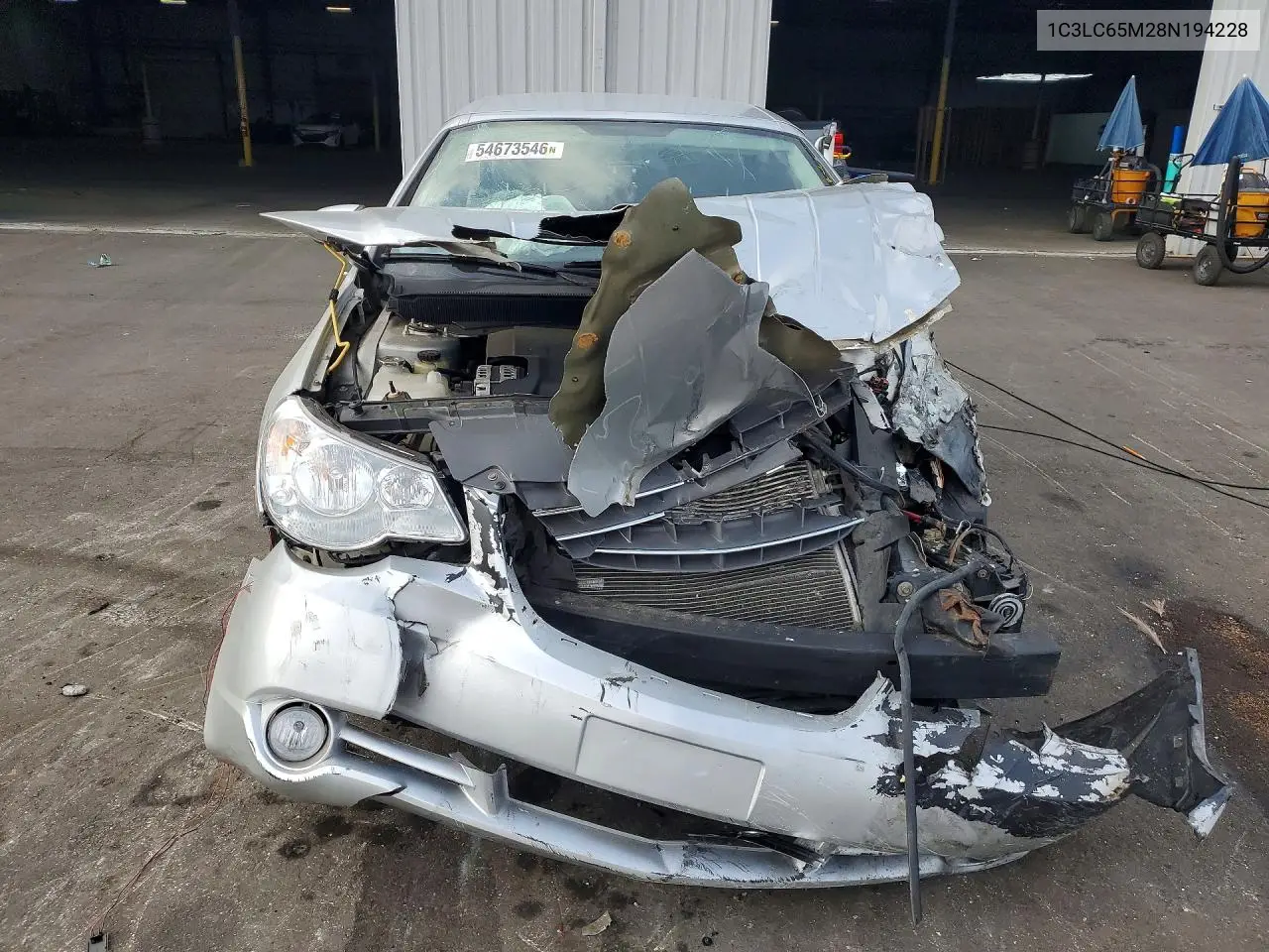 2008 Chrysler Sebring Limited VIN: 1C3LC65M28N194228 Lot: 54673546