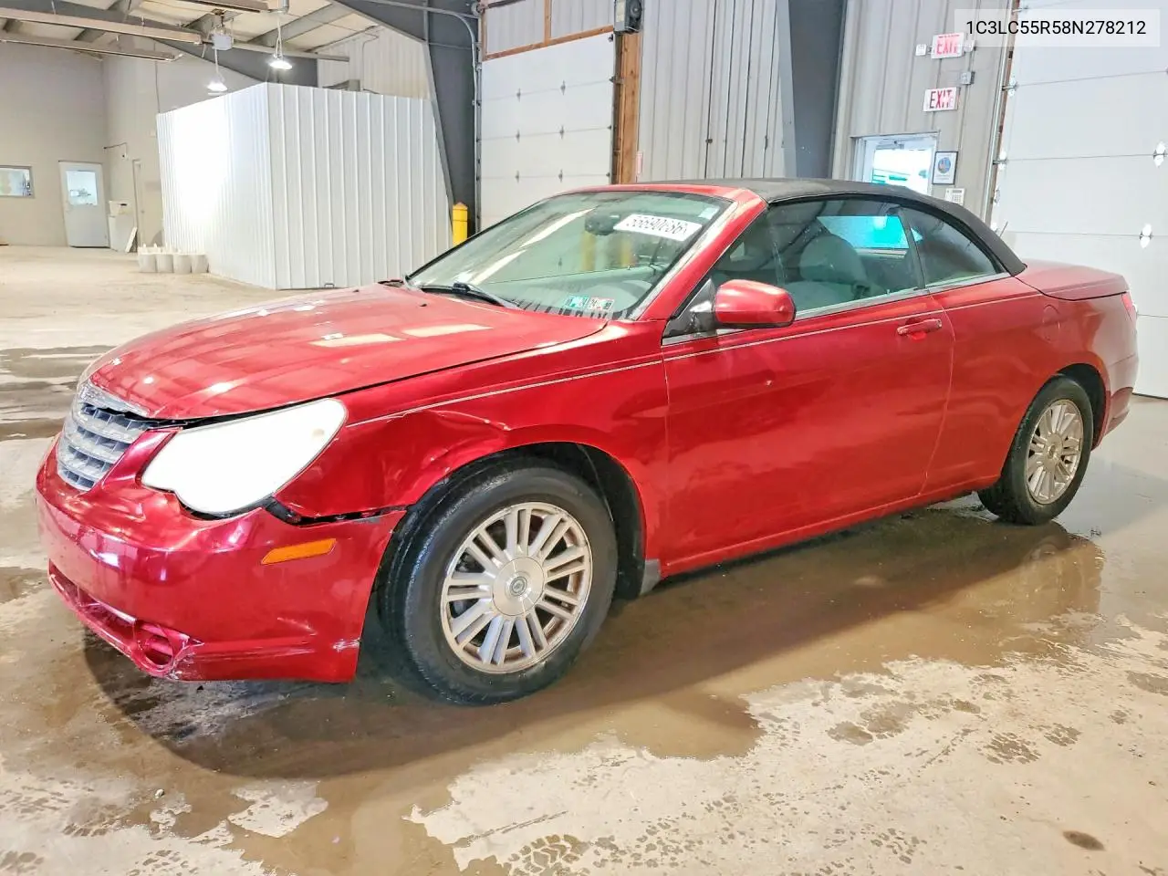2008 Chrysler Sebring Touring VIN: 1C3LC55R58N278212 Lot: 55690686