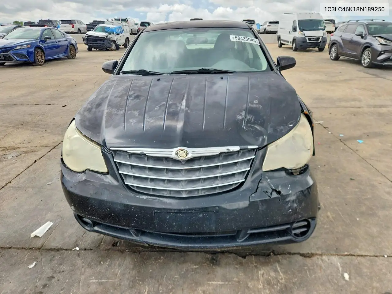 2008 Chrysler Sebring Lx VIN: 1C3LC46K18N189250 Lot: 58425046