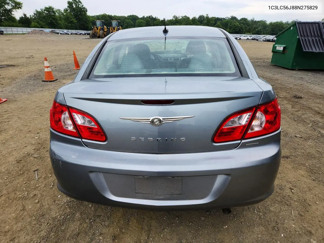 2008 Chrysler Sebring Touring VIN: 1C3LC56J88N275829 Lot: 58793106