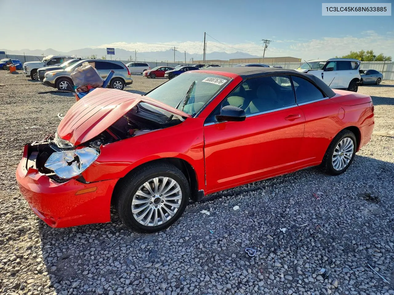 2008 Chrysler Sebring VIN: 1C3LC45K68N633885 Lot: 60087676