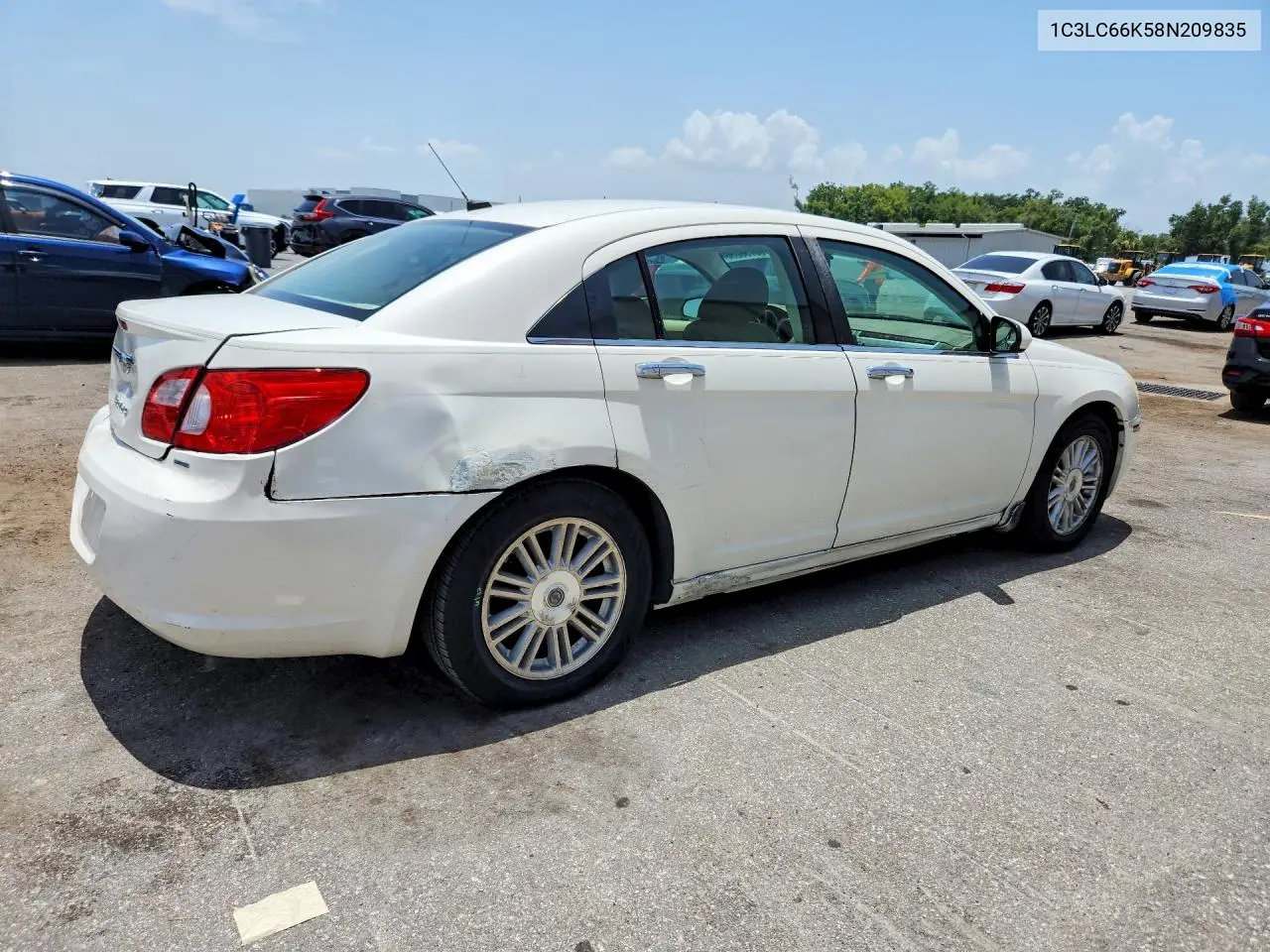 2008 Chrysler Sebring Limited VIN: 1C3LC66K58N209835 Lot: 60756656