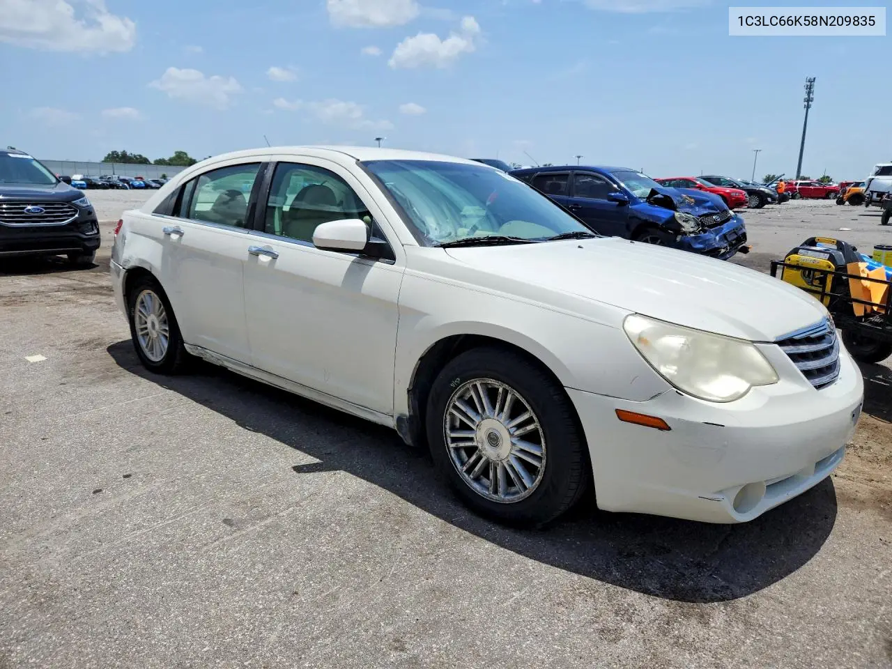 2008 Chrysler Sebring Limited VIN: 1C3LC66K58N209835 Lot: 60756656