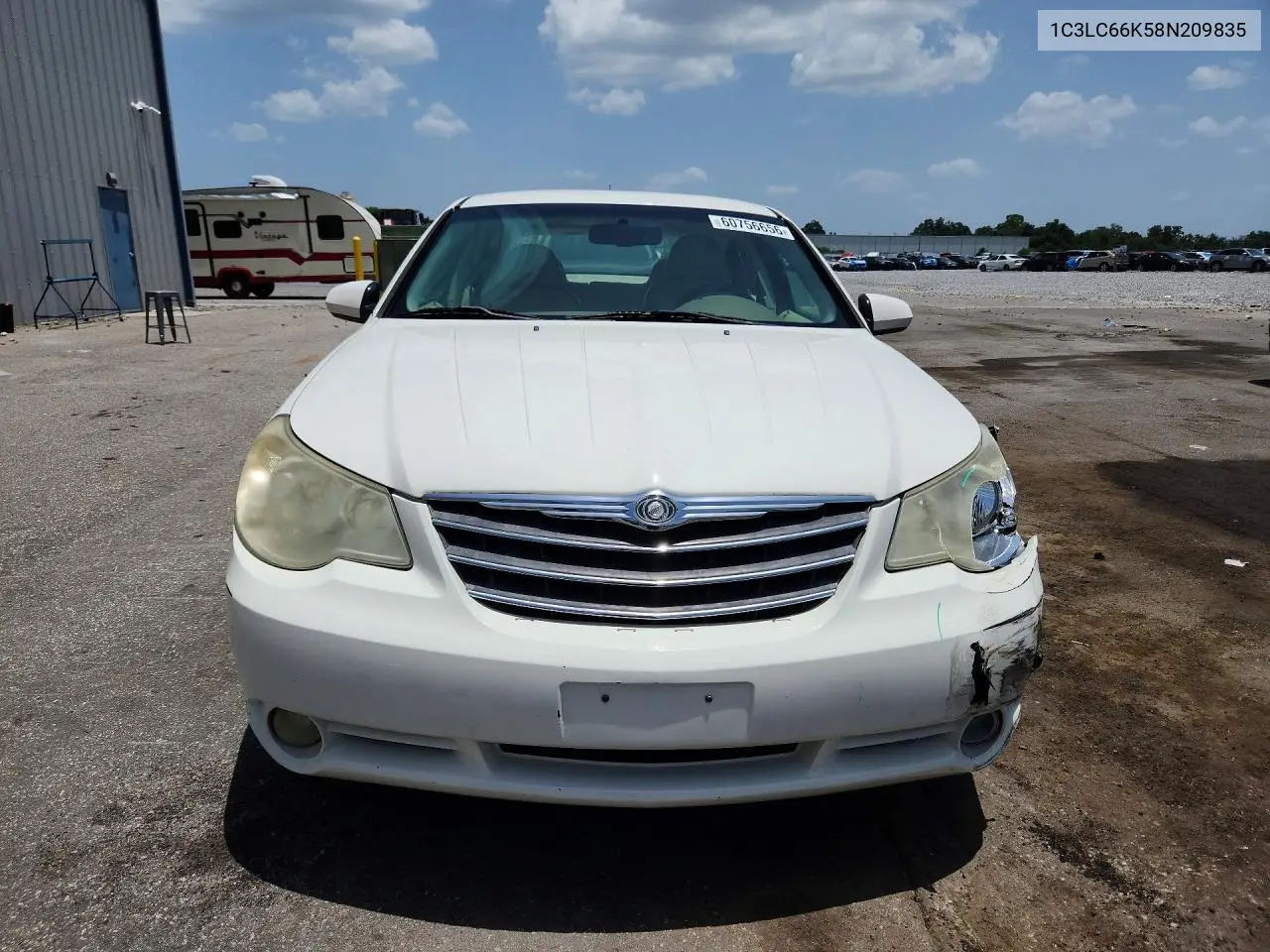 2008 Chrysler Sebring Limited VIN: 1C3LC66K58N209835 Lot: 60756656